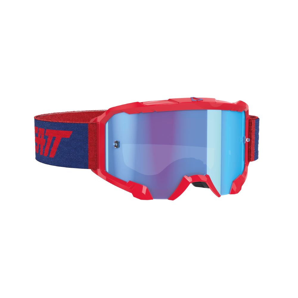 Leatt 2024 Goggles Velocity 4.5 Red - Blue Lens